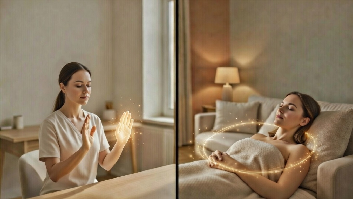 Entspannende Reiki-Sitzung